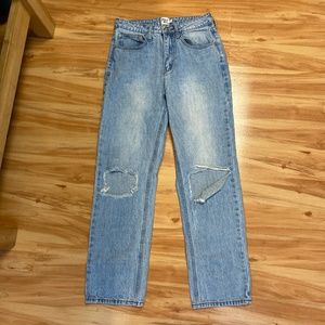 Princess Polly 5 pocket high waisted denim jean size 0